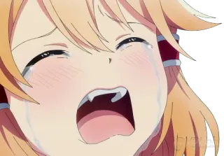 😭 d030c22a anime, llorando, chica, triste, lágrimas, emoción telegram sticker