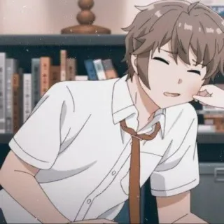 ⛓ 68ae550e อนิเมะ, ชุดนักเรียน, น่ารัก, ผู้ชาย, คน, ตัวละคร, เด็กผู้ชายอนิเมะ whatsapp sticker