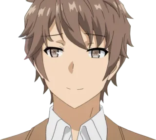 🙂 ffad62b1 Anime, Grinsend, Männlich, Cartoon whatsapp sticker