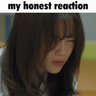🪅 26489b0a my honest reaction reaksi, jujur, sedih, menangis, emosi, ekspresi telegram sticker