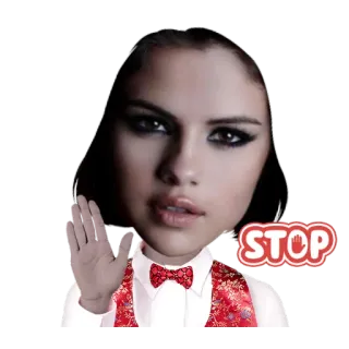 😠 6817f958 STOP stop, warning, hand, red, sign whatsapp sticker