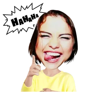 😂 8c273544 HAHAHA laughter, funny, haha, joy, happy, woman whatsapp sticker