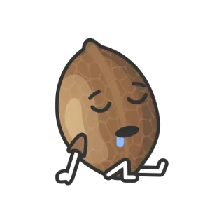 🤤 4f32e179 Salak, Buah, Tidur, Kartun, Karakter, Lucu, Makanan telegram sticker