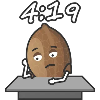 😕 a6129c3d 4:19 bosan, frustrasi, waktu, jam, mengantuk, kantor, meja, menunggu telegram sticker