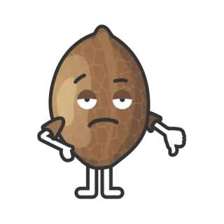 👎 cb234b73 Jempol ke bawah, Tidak suka, Ketidaksetujuan, Kegagalan, Negatif, Emoji telegram sticker