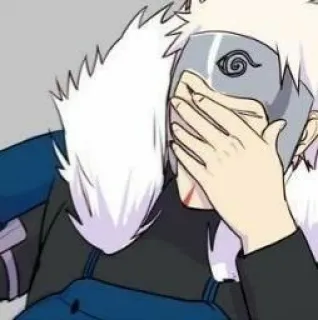 🌊 f3f20389 动漫, 漫画, 角色, 面具, 悲伤, 遮脸 telegram sticker