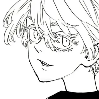 🌟 914f7a43 Anime, Manga, Disegno, Arte, Ritratto, Schizzo telegram sticker