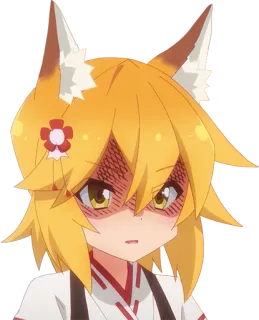 Sewayaki Kitsune no Senko-san whatsapp stickers