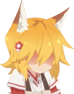 😠 a940fa17 Senko The Helpful Fox Senko-san Anime, Raposa, Fofo, Senko, Kemonomimi telegram sticker