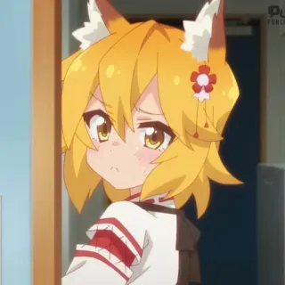 🦊 6d4c1395 Senko Helpful Fox Senko-san Anime, Cáo, Cô gái, Kawaii, Senko-san telegram sticker