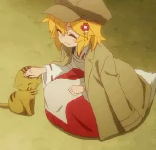 🦊 cac72dac Anime, Mèo, Dễ thương, Cô gái, Thú cưng, Động vật telegram sticker