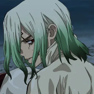 Senku Ishigami By (@Miyukotto) telegram stickers