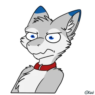 😵 4295dcfb Furry, Cartone animato, Volpe, Personaggio, Animale telegram sticker