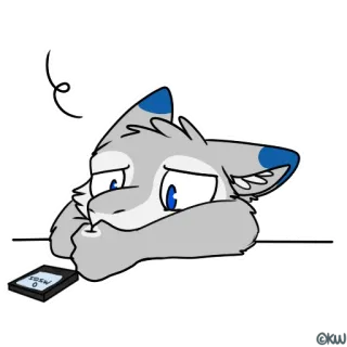 🤳 e2d43562 SOS 0 cartone animato, animale, angoscia, SOS, aiuto, carino, volpe telegram sticker