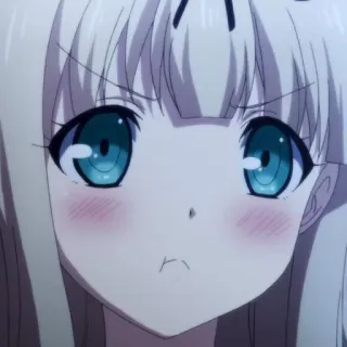 😠 e30aa801 anime, girl, cute, cartoon, character whatsapp sticker