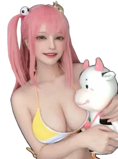 Cosplay (senyamiku) @Anak_kucing_stiker telegram stickers