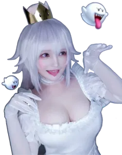 Cosplay (senyamiku) @Anak_kucing_stiker telegram stickers