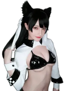 😍 546821ef Cosplay, Anime, Ragazza, Orecchie da gatto, Sexy, Donna whatsapp sticker