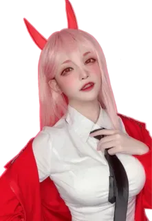 Cosplay (senyamiku) @Anak_kucing_stiker whatsapp stickers