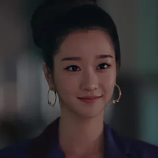 🙂 6974d276 vrouw, portret, gezicht, glimlach, Koreaans, actrice telegram sticker