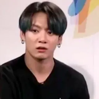 🧷 4462e38d Jungkook Jungkook, BTS, K-pop, Idole, Chanteur, Membre, Portrait telegram sticker