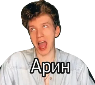🐄 755025b1 Арин 人, 脸, 表情, 表情包 telegram sticker