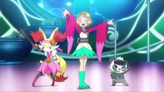 ❤️ 10f60a93 Serena Pokemon Anime, Pokémon, Serena, Braixen, Pancham telegram sticker