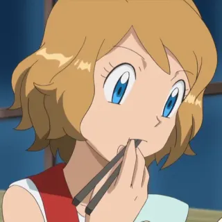 😋 66b9d375 Serena anime, Pokémon, Serena, gambar, belajar, menulis telegram sticker