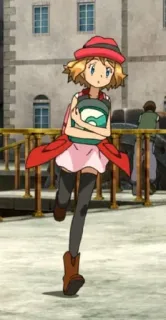 🔥 834b3ecf Serena Pokemon Serena, Pokémon, Anime, Karakter, Gadis, Kartun telegram sticker