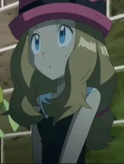 😗 c4545455 Serena Pokemon Anime, Karakter, Gadis, Pokémon, Serena telegram sticker