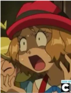😰 ce27a6a7 Serena Pokemon Anime, Pokémon, Serena, Kartun telegram sticker