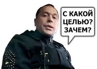 😯 bd496c8e С КАКОЙ ЦЕЛЬЮ? ЗАЧЕМ? telegram sticker
