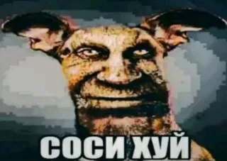 👋 146803ac СОСИ ХУЙ ofensivo, humor, insulto, meme whatsapp sticker