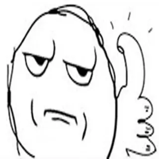 🧐 763e719b Epic face Meme, Meme de internet, Pulgar arriba, Epic Face, Trollface, Expresión facial whatsapp sticker