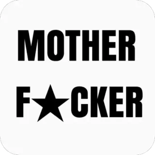 🫥 028bb2eb MOTHER F*CKER 불쾌한, 욕설, 검열됨, 노골적, 어머니, 개자식 telegram sticker