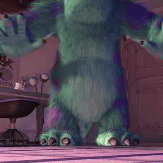 💪 38ed3abb Sully Monsters, Inc. Sully, Monsters Inc, monster, furry, cartoon telegram sticker