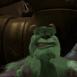 😵 6075a26f James P. 'Sulley' Sullivan Monsters, Inc. monster, animation, cartoon, sully, james sullivan telegram sticker