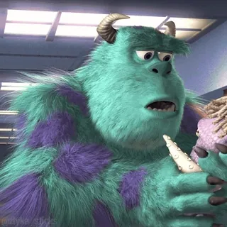 😌 c1272d6c Sully Monsters, Inc. Sully, James P. Sullivan, Monsters Inc, Disney, Pixar, Monster telegram sticker
