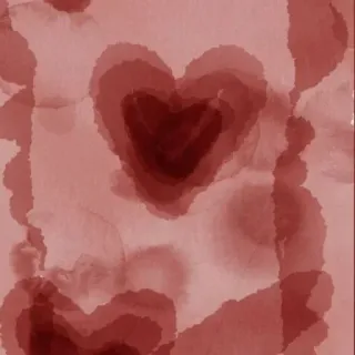 ❤️ cfeeeb4b hart, aquarel, liefde, abstract, vlek, Valentijnsdag telegram sticker