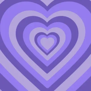 ❤️ da384015 hart, paars, liefde, vorm, concentrisch, patroon telegram sticker