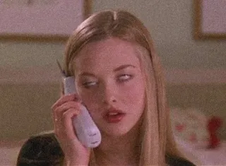 🙄 ae3e97a6 Regina George Mean Girls regina george, mean girls, amanda seyfried, film, personage, telefoon telegram sticker