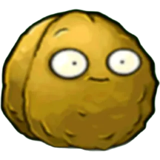 🌰 04574283 Wall-nut Plants vs. Zombies Wall-Nut, Plants vs Zombies, Videospiel, Charakter whatsapp sticker