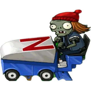 🧊 17c4c07f Plants vs Zombies Zombie, Plants vs Zombies, Rasenmäher, Spiel, Cartoon whatsapp sticker