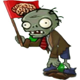 🚩 1b0a4b26 Zombie Plants vs. Zombies Zombie, Gehirn, Plants vs Zombies, Spiel, Untoter, Monster whatsapp sticker