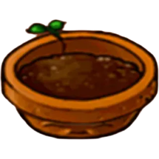 🪴 6e2d2b48 Pflanze, Sämling, Topf, Erde, Wachstum, Gartenarbeit, Spross whatsapp sticker