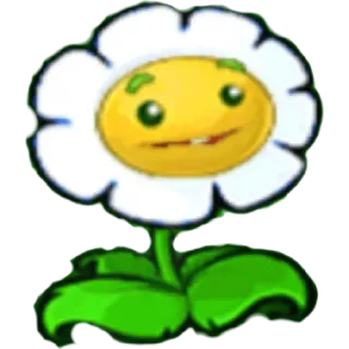 🌼 a2166c2d Blume, Pflanze, Cartoon, Niedlich, Fröhlich, Flora whatsapp sticker