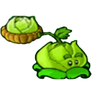 🥬 b43ae69c Kohl, Plants vs Zombies, Cartoon, Spiel whatsapp sticker