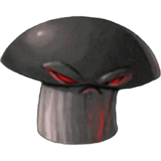 🍄 c7c25920 Pilz, böse, wütend, dunkel, Pilze, Pflanze, Cartoon, Aufkleber whatsapp sticker