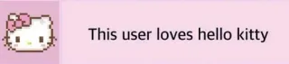 🐱 03b68468 Hello Kitty This user loves hello kitty hello kitty, kawaii, sanrio, lindo telegram sticker