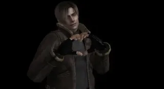 ❤️ ed5361fb Leon S. Kennedy Resident Evil resident evil, leon, videojuego, corazón manos, manos enguantadas, acción telegram sticker